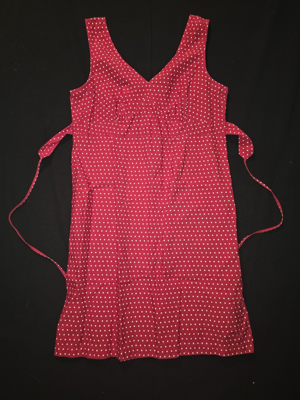 Faded Glory Red and White Polka Dot Vintage Pin Up Rockabilly Minnie Dress XL